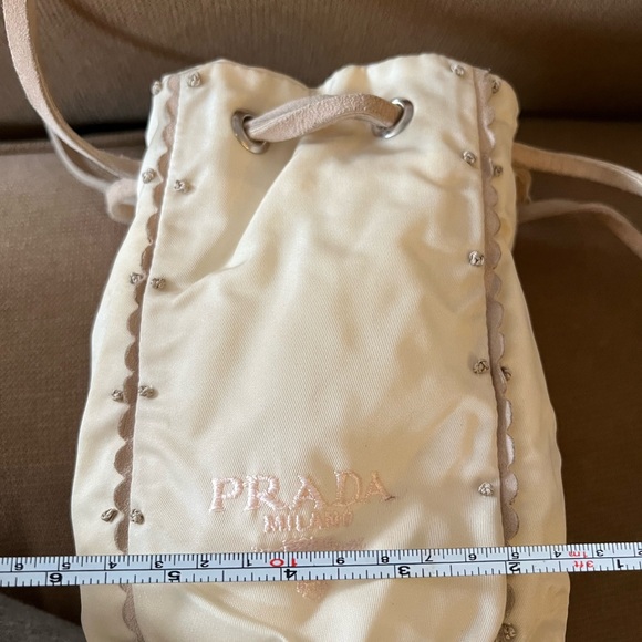 Vintage Prada Drawstring Mini Bucket Bag - Picture 9 of 11